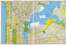 Page 010 - Manhattan, Bronx - Map No. 2, New York City 1949 Five Boroughs Street Atlas